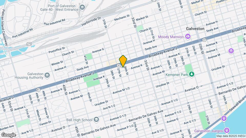 3610 Avenue K Map and Location Details