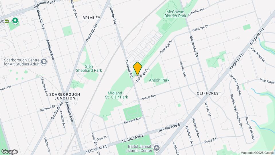 10 Oakridge Dr Map and Location Details