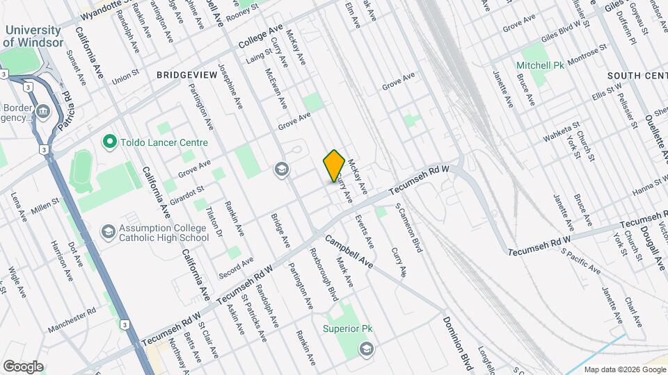 1547 Pelletier St Map and Location Details