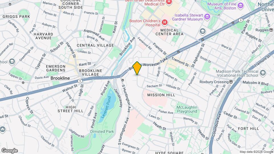 31 Parker Hill Ave Map and Location Details