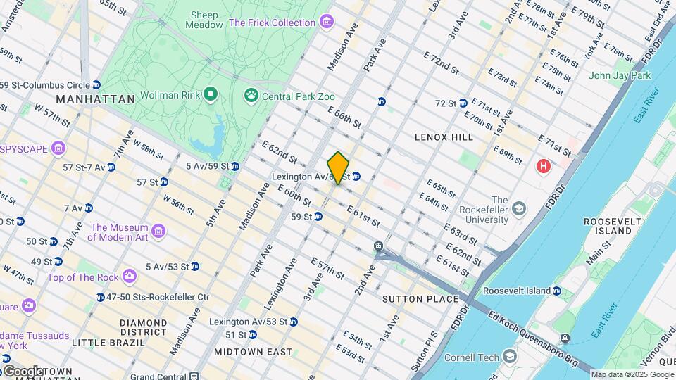 797 Lexington Avenue Map and Location Details