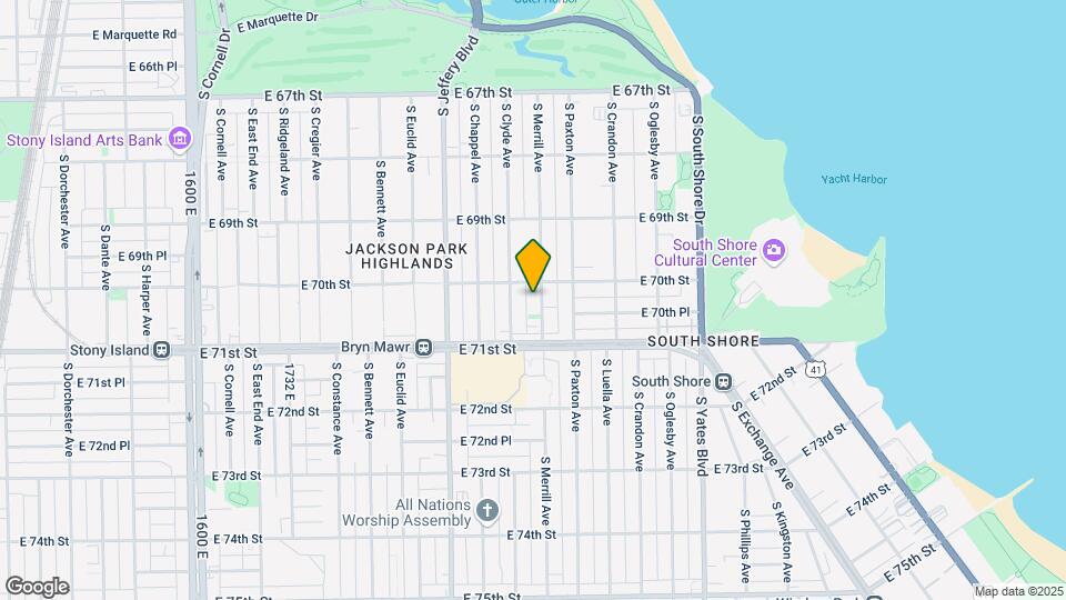 7014 S Merrill Ave Mapa y Detalles de la Ubicación