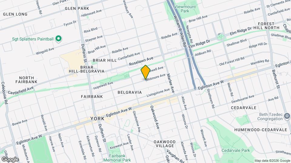 379 Whitmore Ave Map and Location Details