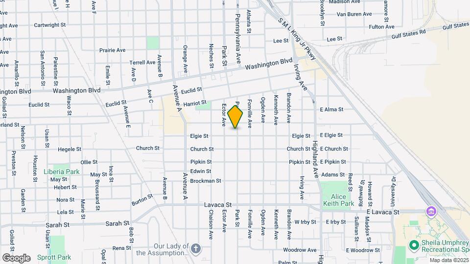 1130 Elgie St Map and Location Details
