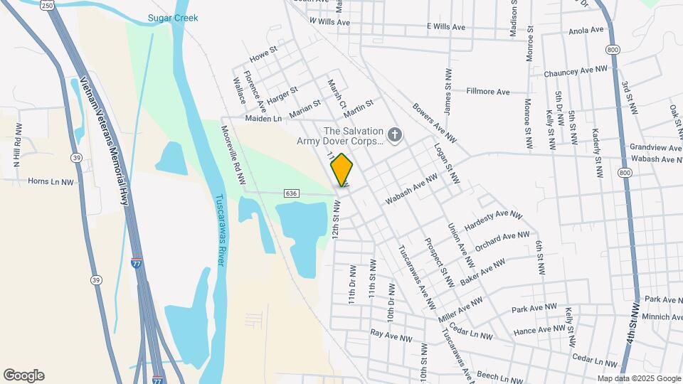 1105 12th St NW Map and Location Details