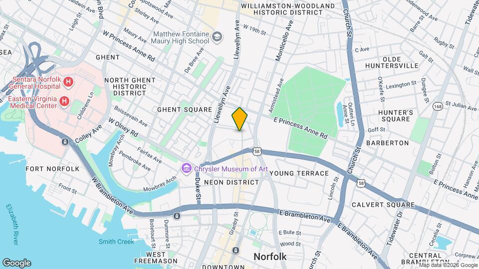 101 Westover Ave Map and Location Details