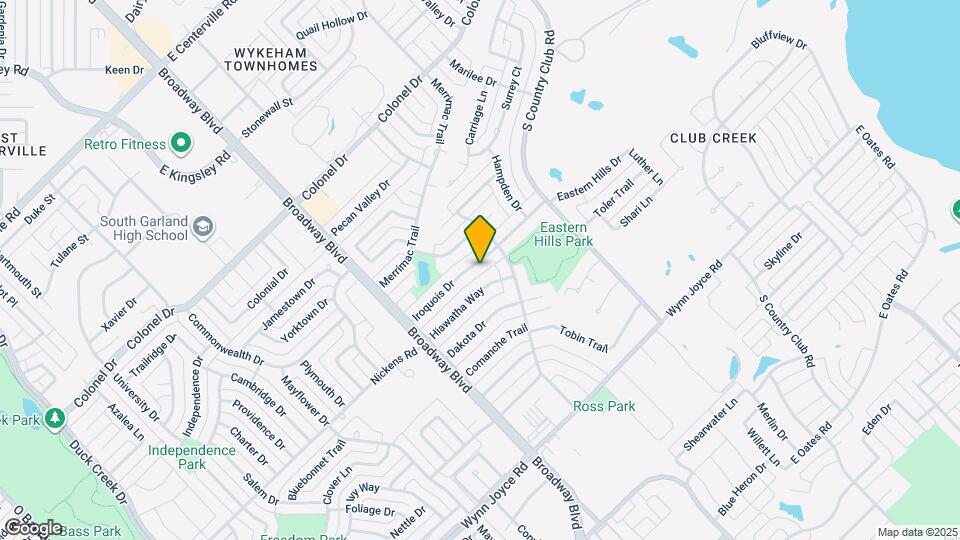 1602 Iroquois Dr Map and Location Details
