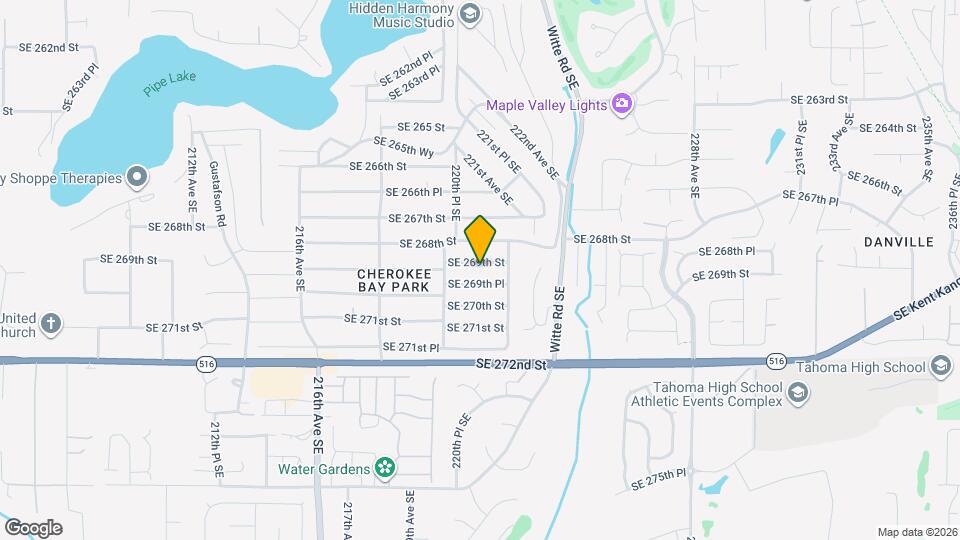 22037 SE 269th St Map and Location Details