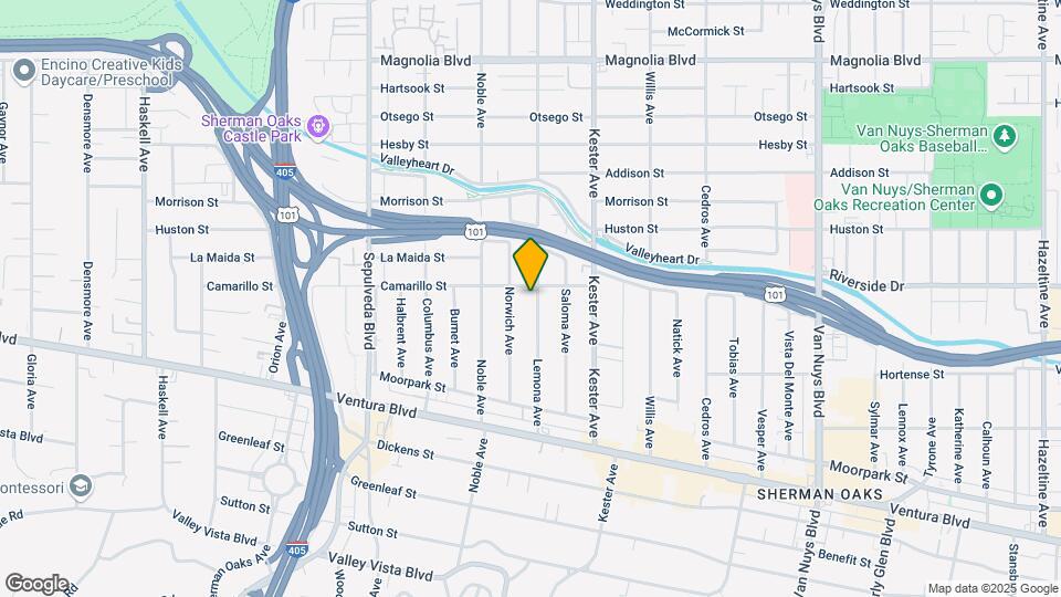 4753 Lemona Ave Map and Location Details