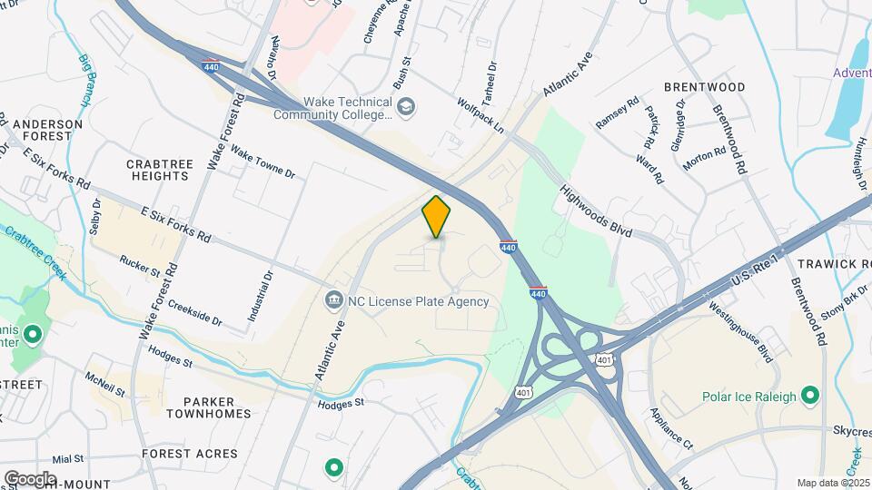 1401 Coopershill Drive Map and Location Details