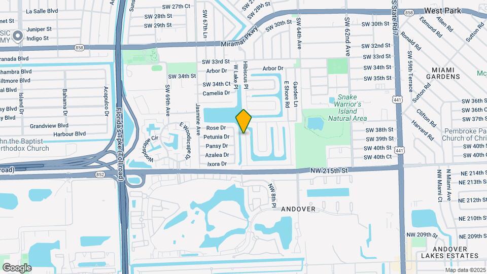 3820 S Lake Terrace Mapa y Detalles de la Ubicación
