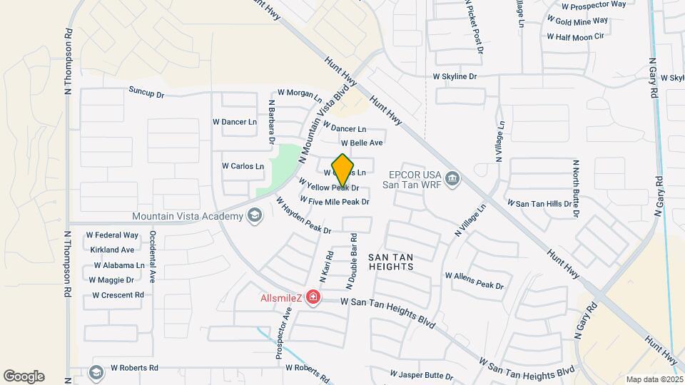 3201 W Yellow Peak Dr Map and Location Details