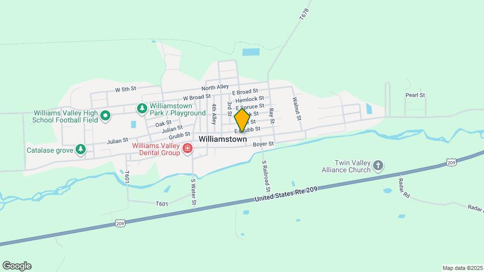 146 E Market St Map and Location Details