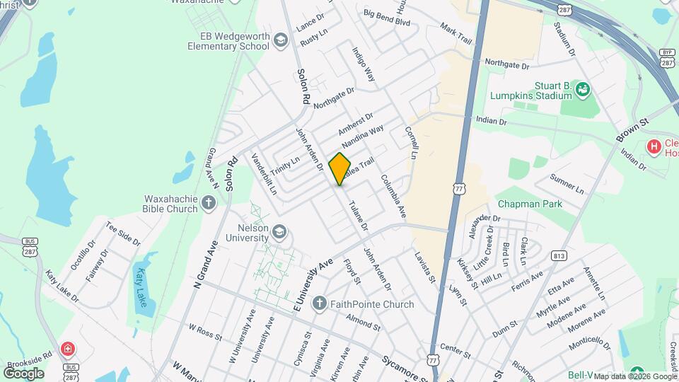 621 Tulane Dr Map and Location Details