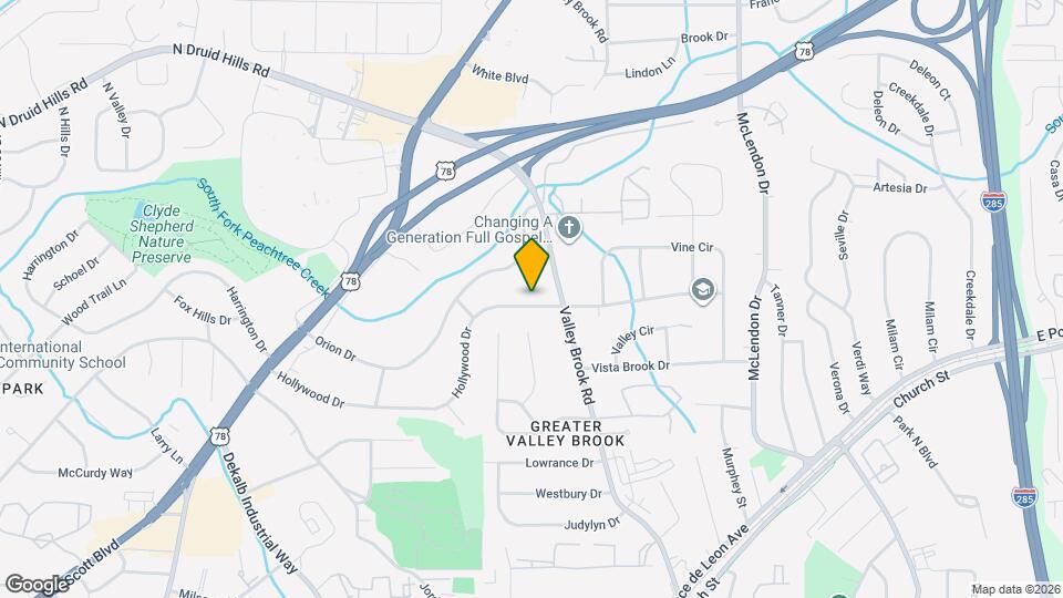 3006 Hollywood Dr Map and Location Details