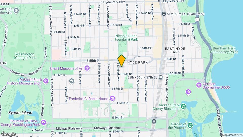 5535 S. Kimbark Avenue Mapa y Detalles de la Ubicación
