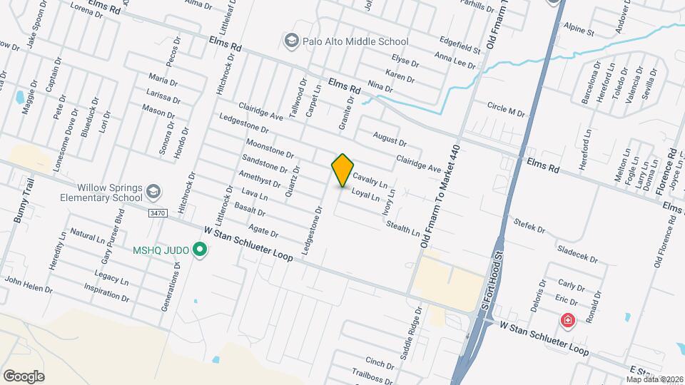 1400 Loyal Ln Map and Location Details