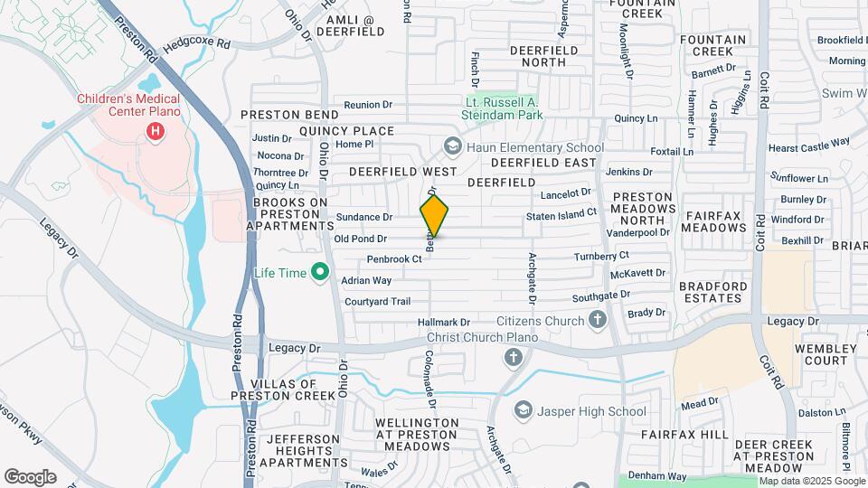 4612 Old Pond Dr Mapa y Detalles de la Ubicación
