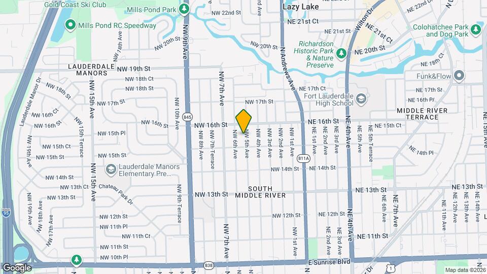 1521 NW 5th Ave Mapa y Detalles de la Ubicación