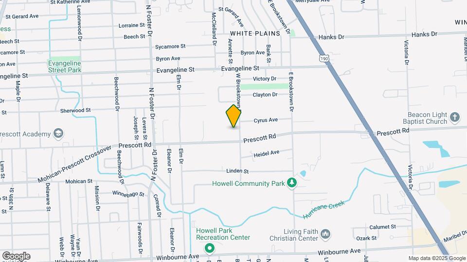 4189 W Brookstown Dr Map and Location Details