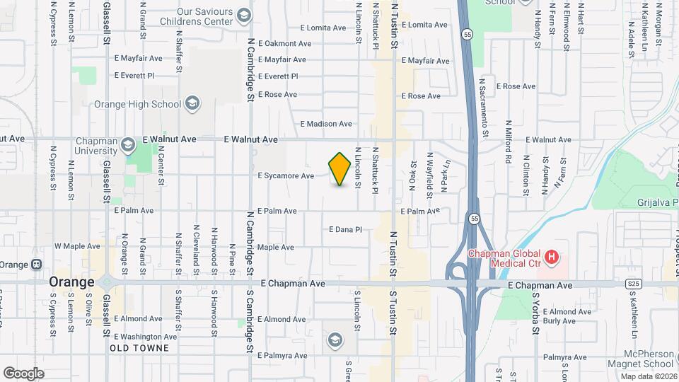 1324 E Hickory Ln Mapa y Detalles de la Ubicación