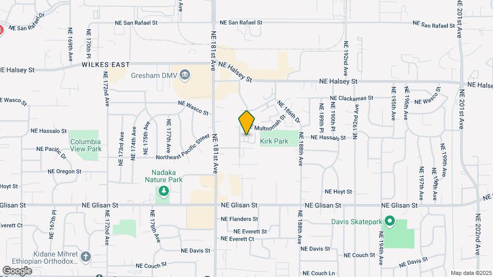 1020 NE 183rd Ave Map and Location Details