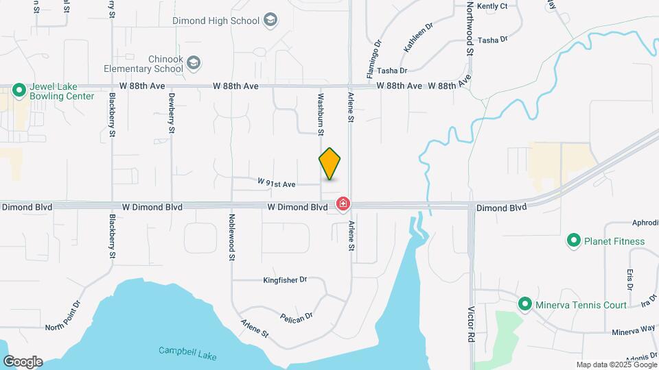 9115 Washburn St-Unit -#C Map and Location Details