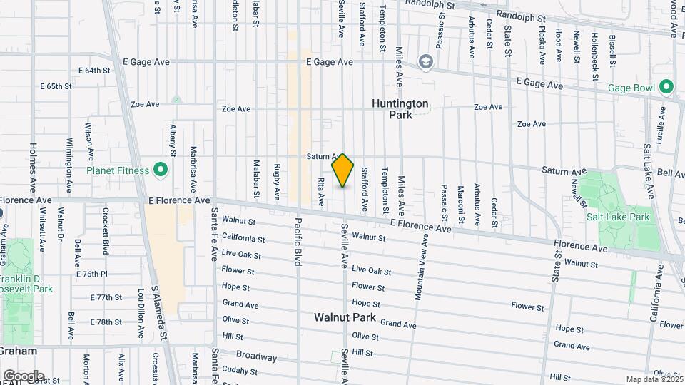 7109-7113 Seville Ave Map and Location Details