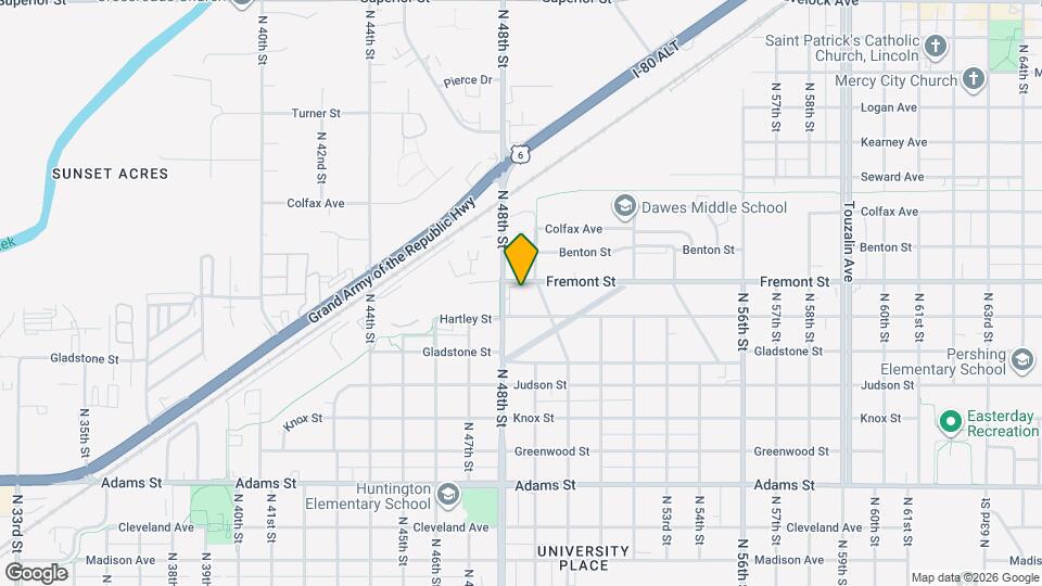 4825 Fremont St Map and Location Details