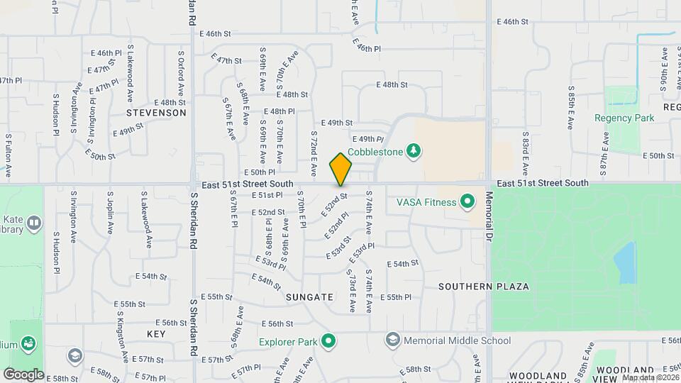 7065 E 52nd St Map and Location Details