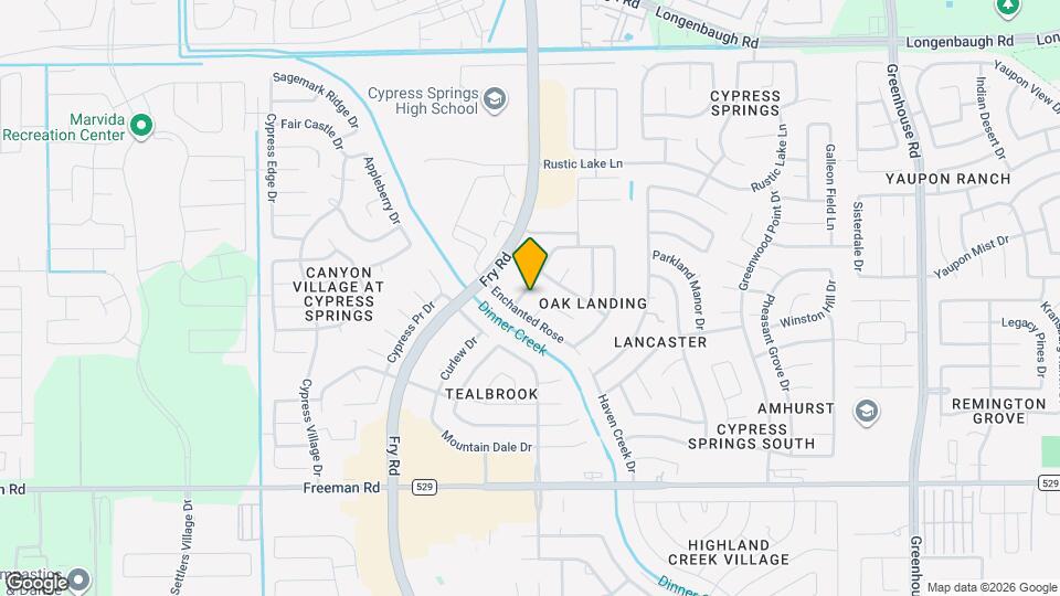 7414 Bering Landing Dr Map and Location Details