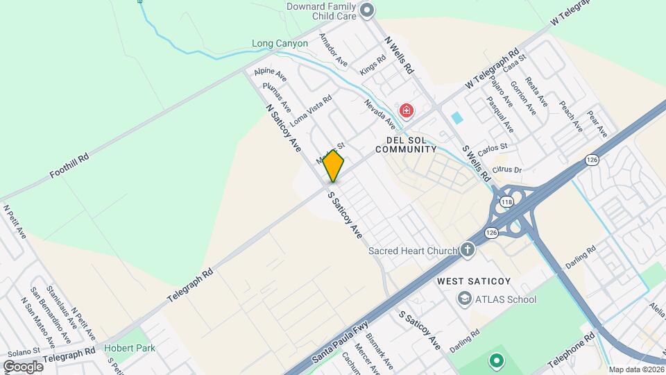 38 S Saticoy Ave, Unit Apartment Map and Location Details