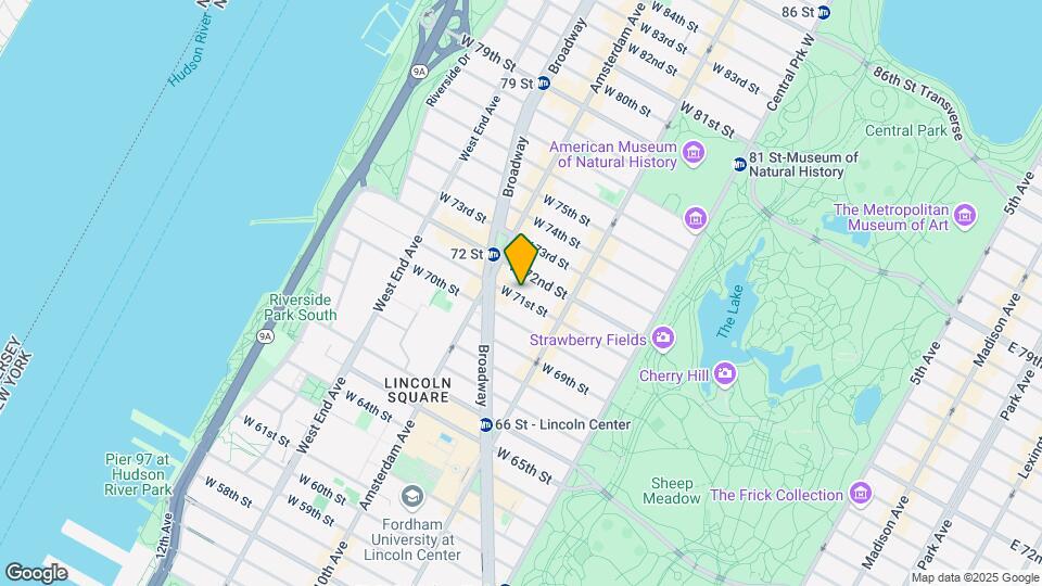 155 W 71st St Map and Location Details