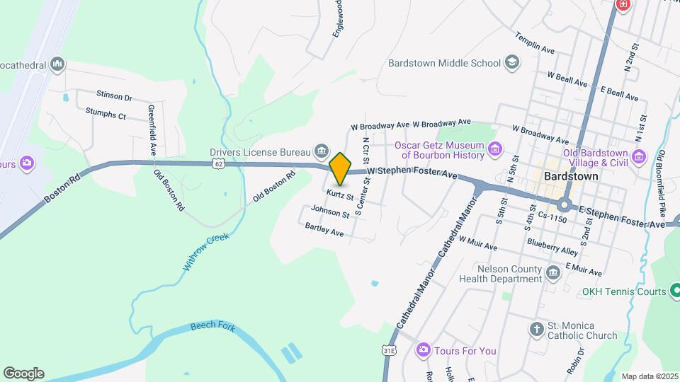 818 Kurtz St Map and Location Details