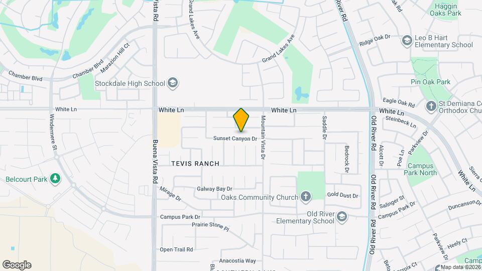 10612 Sunset Canyon Dr Mapa y Detalles de la Ubicación