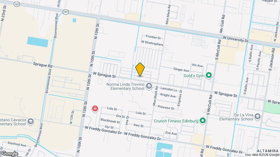 3800 Hawthorne Ave Map and Location Details