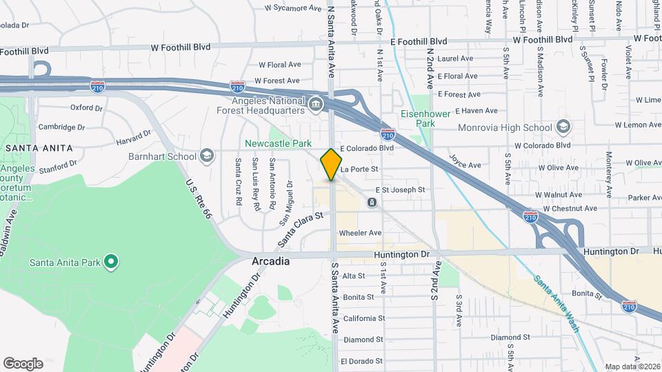 503 N Santa Anita Ave Map and Location Details