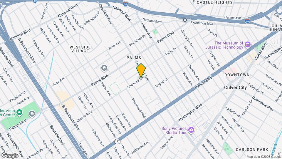 10720 Charnock Rd, Unit 10720Unit1/2 Mapa y Detalles de la Ubicación