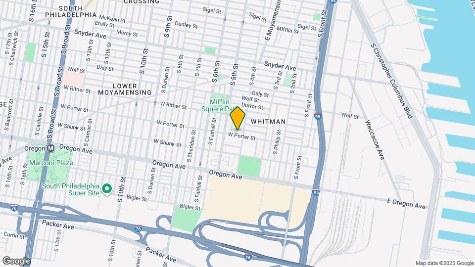 413 W Porter St Map and Location Details