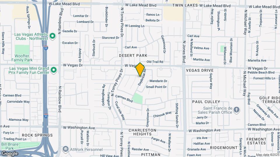 1460 Daybreak Rd Map and Location Details