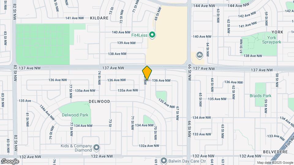 13539-13570 70 St NW Map and Location Details