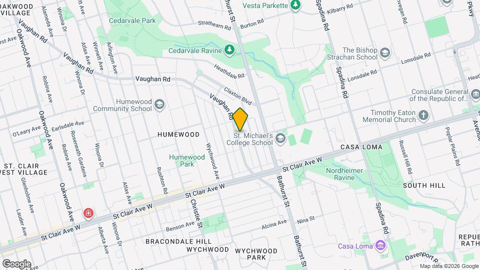 151-153 Vaughan Rd Map and Location Details