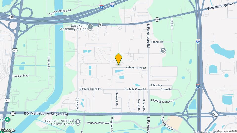 9836 Ashburn Lake Dr Map and Location Details