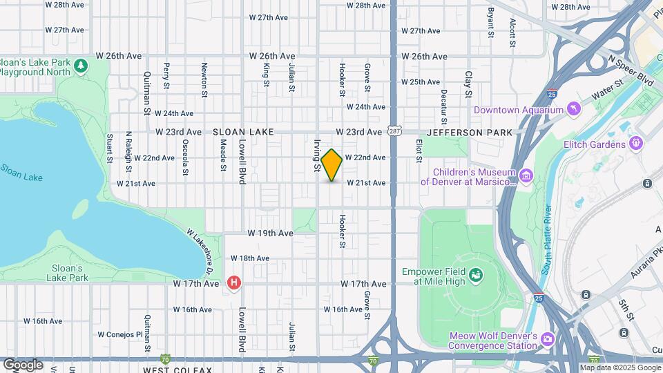 3222 W 21st Ave Map and Location Details