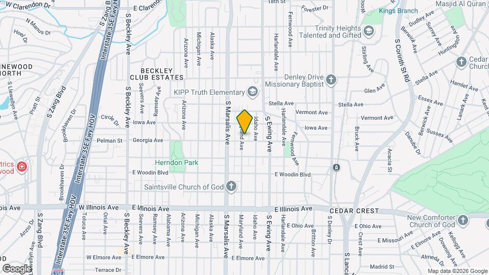 1826 Maryland Ave, Unit B Map and Location Details