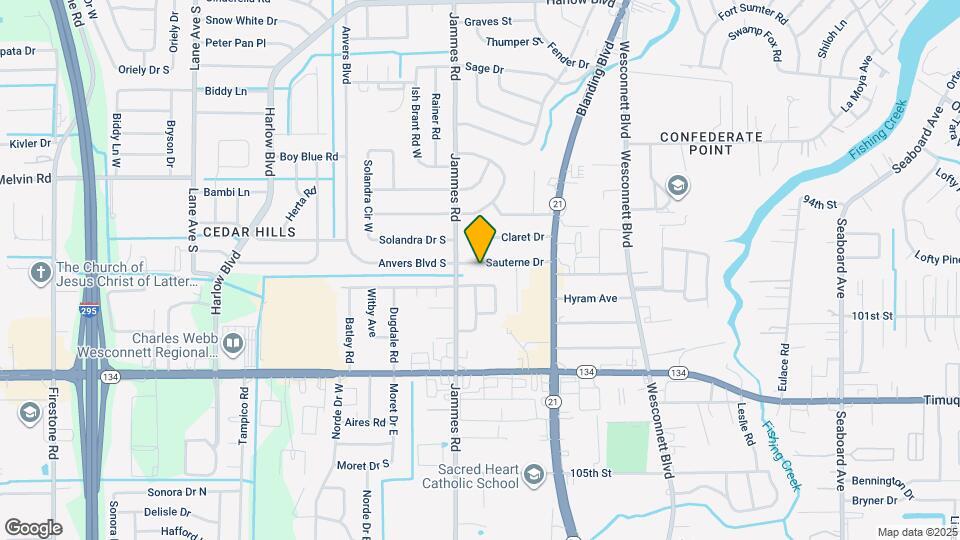 6342 Sauterne Dr Map and Location Details