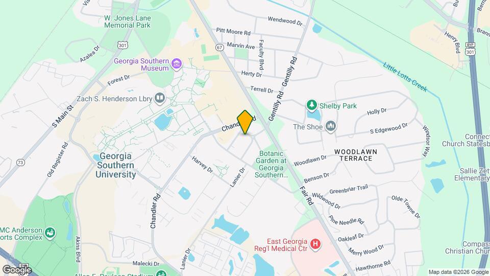 1407 W Gentilly Rd Map and Location Details