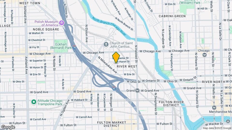 939 W Huron St Map and Location Details