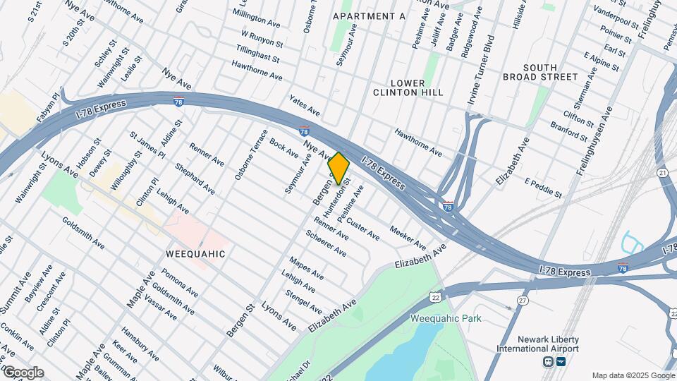 905 Hunterdon St, Unit 2 Map and Location Details