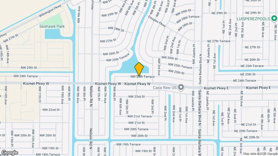 410 NW 24th Terrace Mapa y Detalles de la Ubicación
